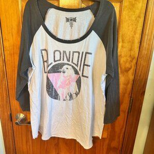 GENTLY WORN TRUE VINTAGE WOMENS SIZE 3 3/4 SLEEVE BLONDIE T-SHIRT